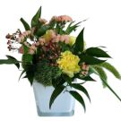 Centre de table Fleurs du jardin (diam 20cm)