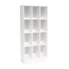 White COURCELLES Bookcase