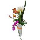 Bouquet of calla lilies and orchids (height 70 à 90cm)