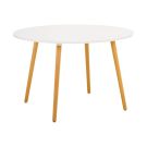 White MOEMA round table (diam 120cm)