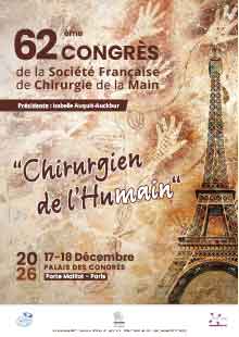 62ème Congrès de la Société Française de Chirurgie de la Main 2026